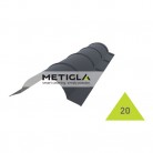 MPF20 - Coama semirotunda mica - Tigla metalica pentru acoperis METIGLA