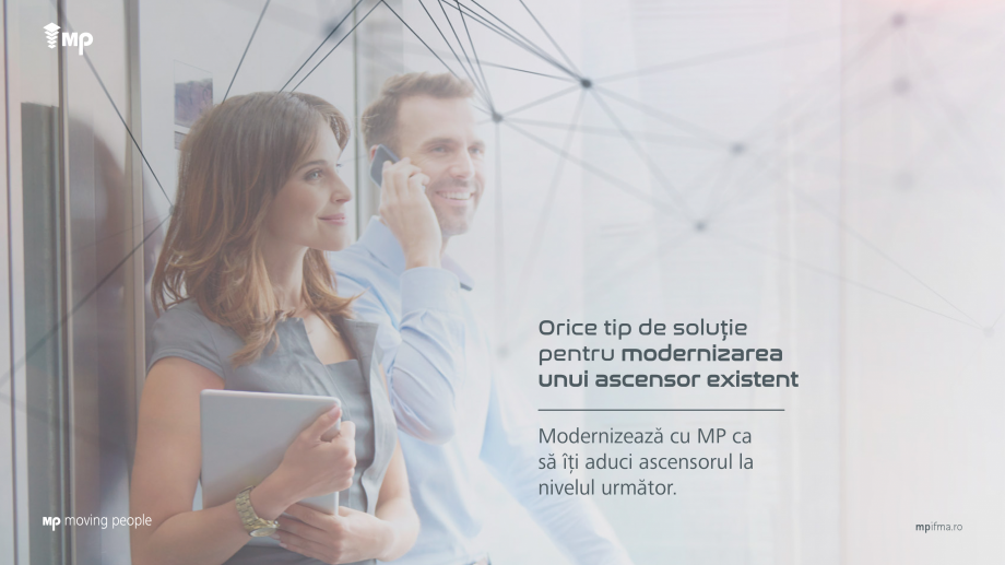 Pagina 2-Modernizarea ascensoarelor MP IFMA Catalog, brosura Romana plete asupra stării acestuia.

Deși nu ...