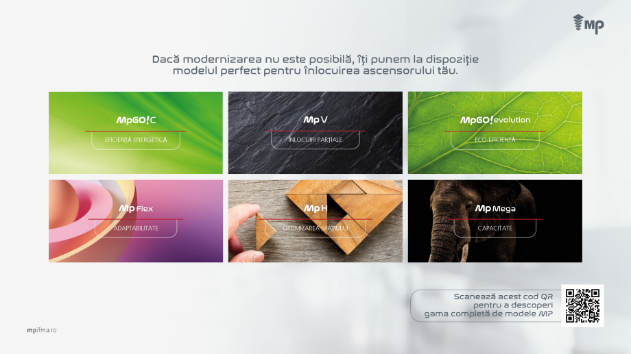 Pagina 9-Modernizarea ascensoarelor MP IFMA Catalog, brosura Romana 