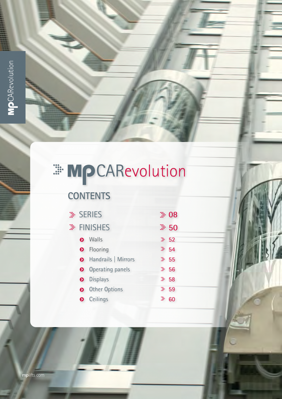 Pagina 2 - Catalog - Cabine de pasageri MP MP IFMA Catalog, brosura Engleza  life easier. That’s...