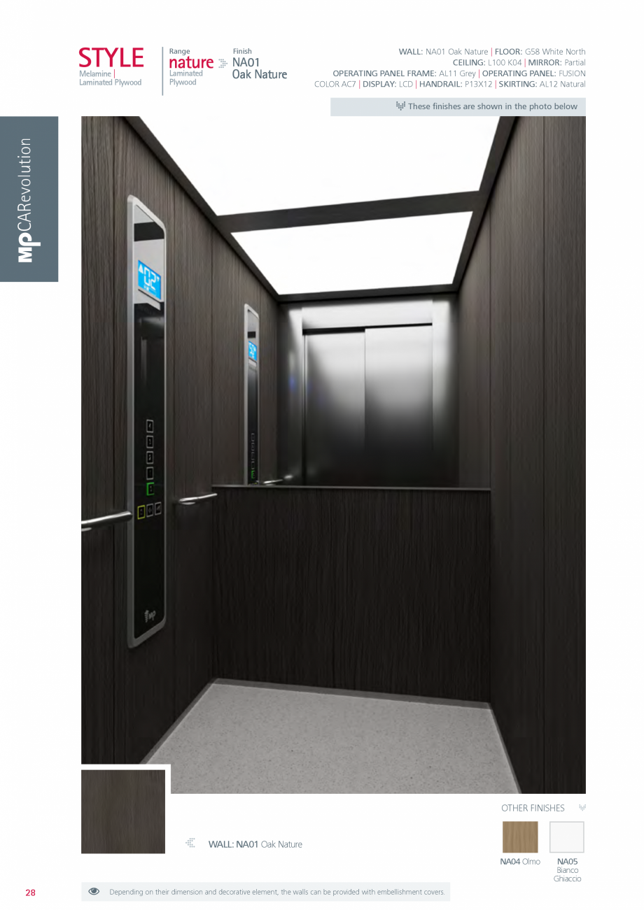 Pagina 28 - Catalog - Cabine de pasageri MP MP IFMA Catalog, brosura Engleza OPERATING PANELS
...