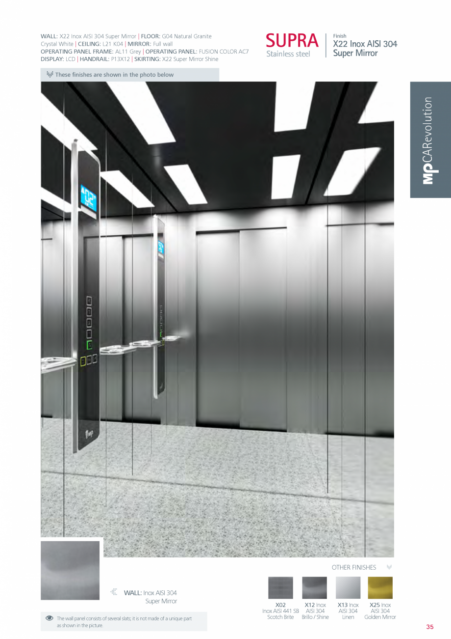 Pagina 35-Catalog - Cabine de pasageri MP MP IFMA Catalog, brosura Engleza 