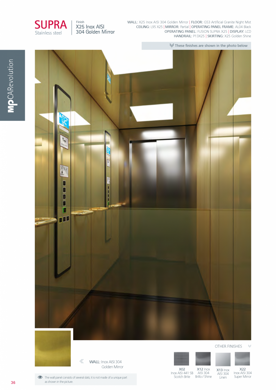 Pagina 36 - Catalog - Cabine de pasageri MP MP IFMA Catalog, brosura Engleza 