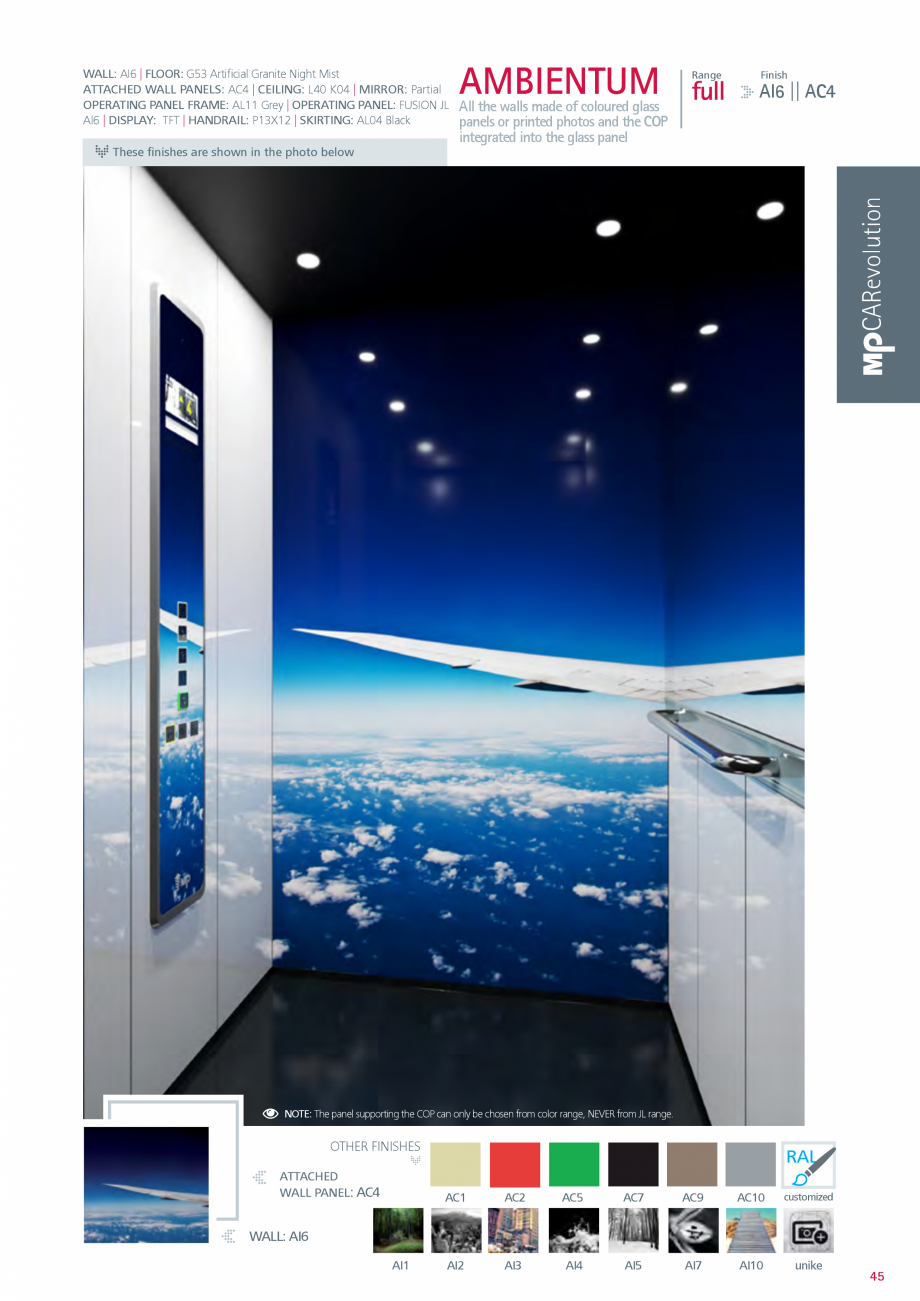 Pagina 45-Catalog - Cabine de pasageri MP MP IFMA Catalog, brosura Engleza 