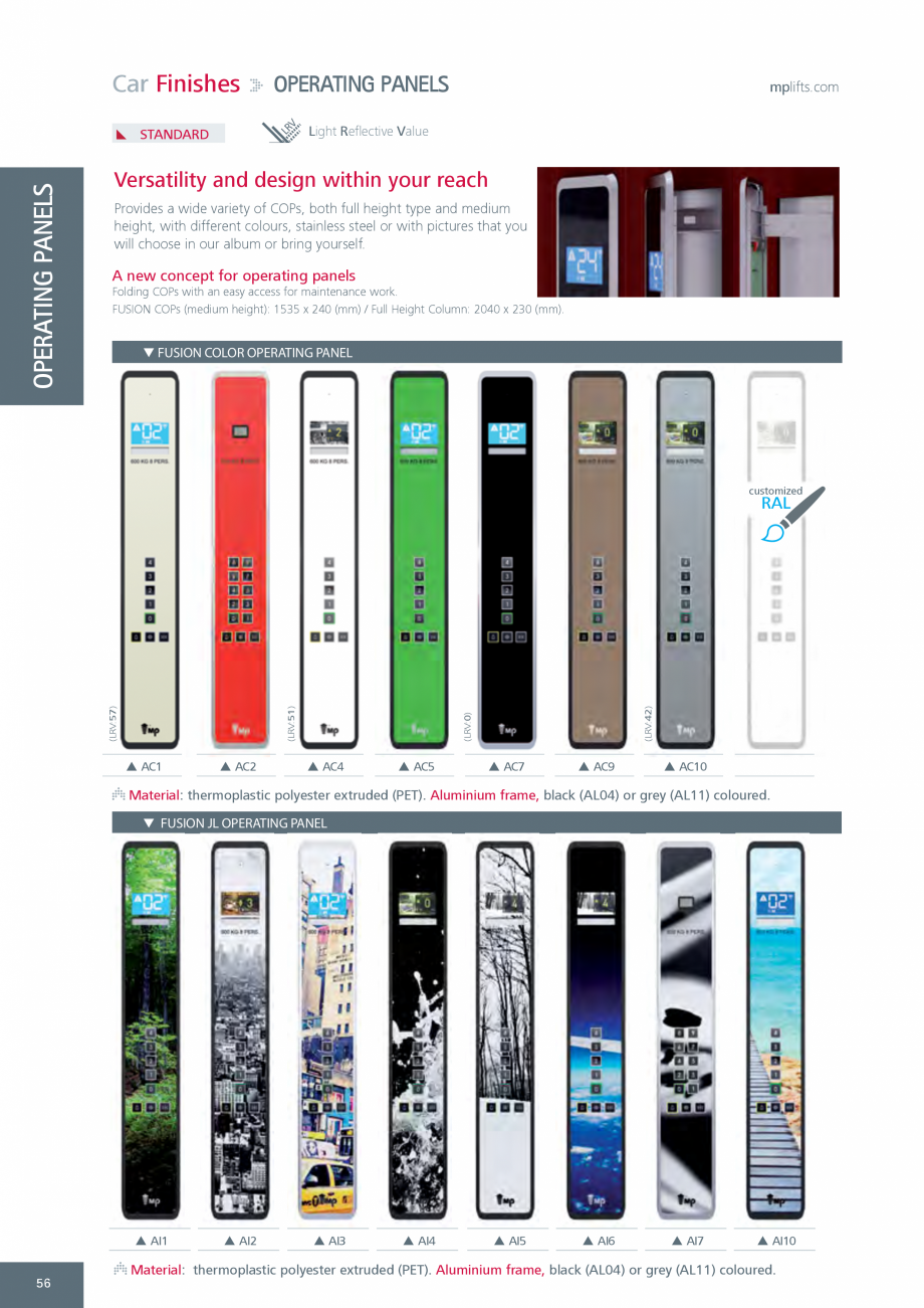 Pagina 56-Catalog - Cabine de pasageri MP MP IFMA Catalog, brosura Engleza 