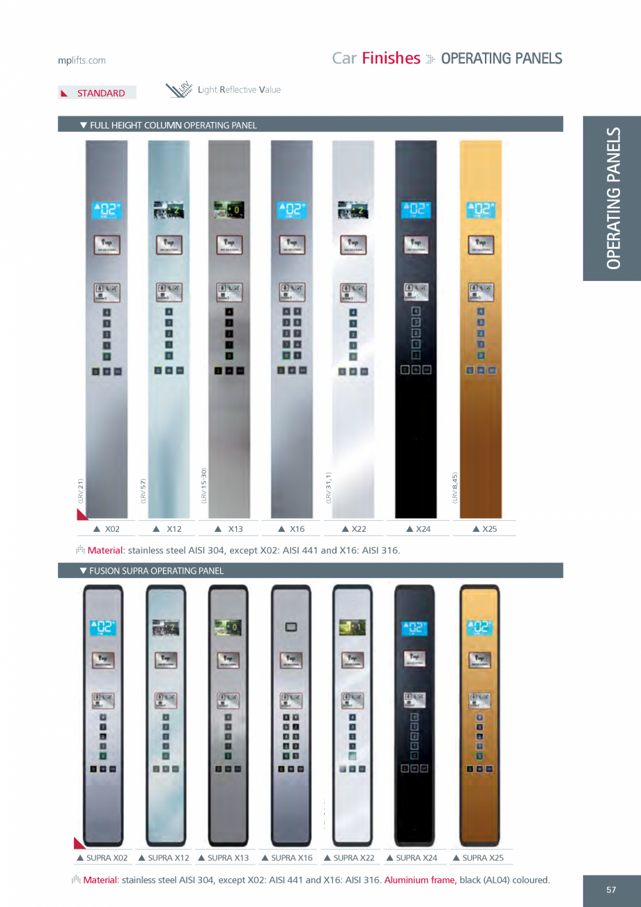 Pagina 57-Catalog - Cabine de pasageri MP MP IFMA Catalog, brosura Engleza 