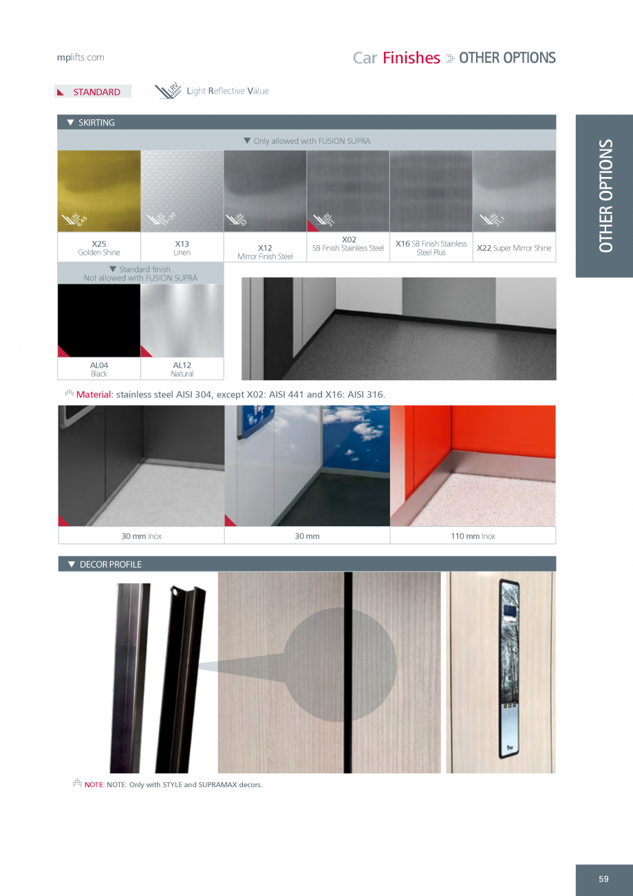 Pagina 59-Catalog - Cabine de pasageri MP MP IFMA Catalog, brosura Engleza 