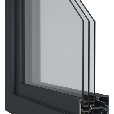 DECEUNINCK Sectiune profil din PVC Elegant Thermofibra Infinity - Profile din PVC pentru ferestre și uși
