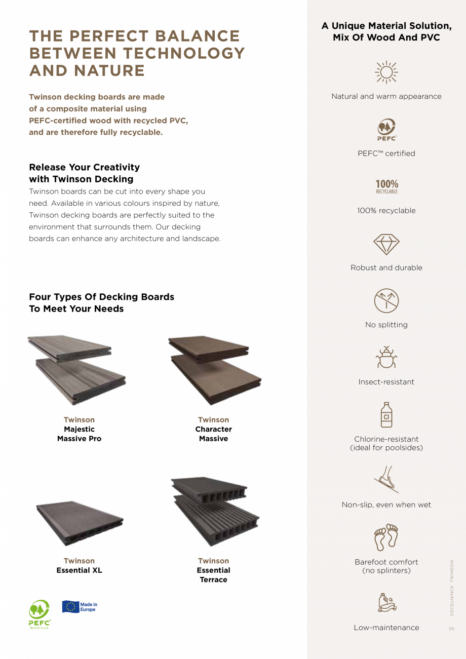 Pagina 5-Deck compozit din WPC pentru terasa si gradina DECEUNINCK MAJESTIC MASSIVE PRO, CHARACTER MASSIVE,...