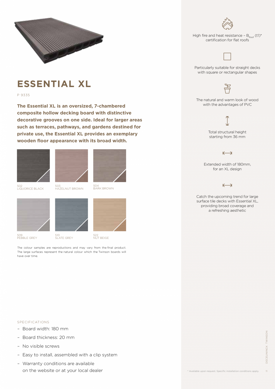 Pagina 11-Deck compozit din WPC pentru terasa si gradina DECEUNINCK MAJESTIC MASSIVE PRO, CHARACTER MASSIVE,...