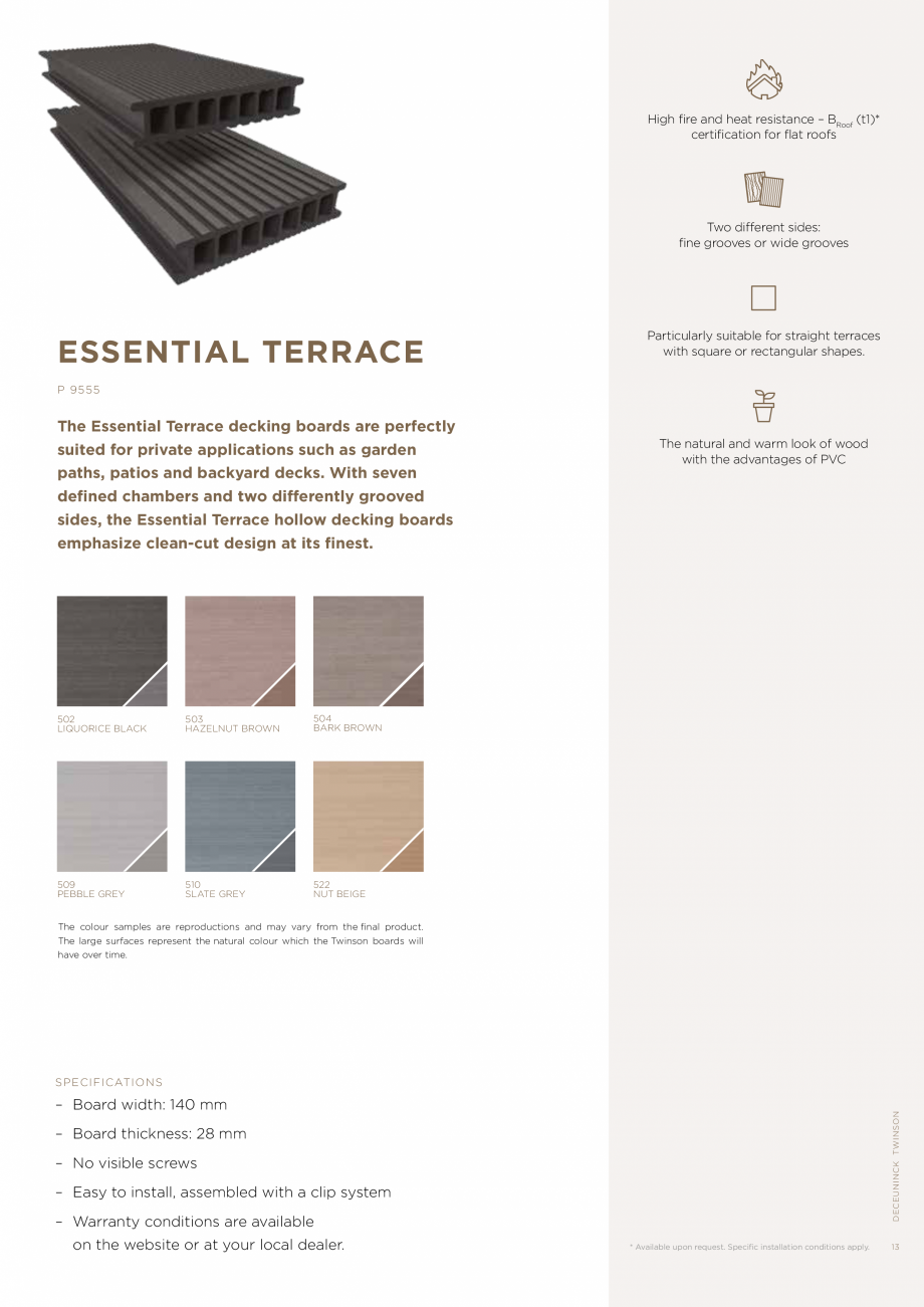 Pagina 13-Deck compozit din WPC pentru terasa si gradina DECEUNINCK MAJESTIC MASSIVE PRO, CHARACTER MASSIVE,...