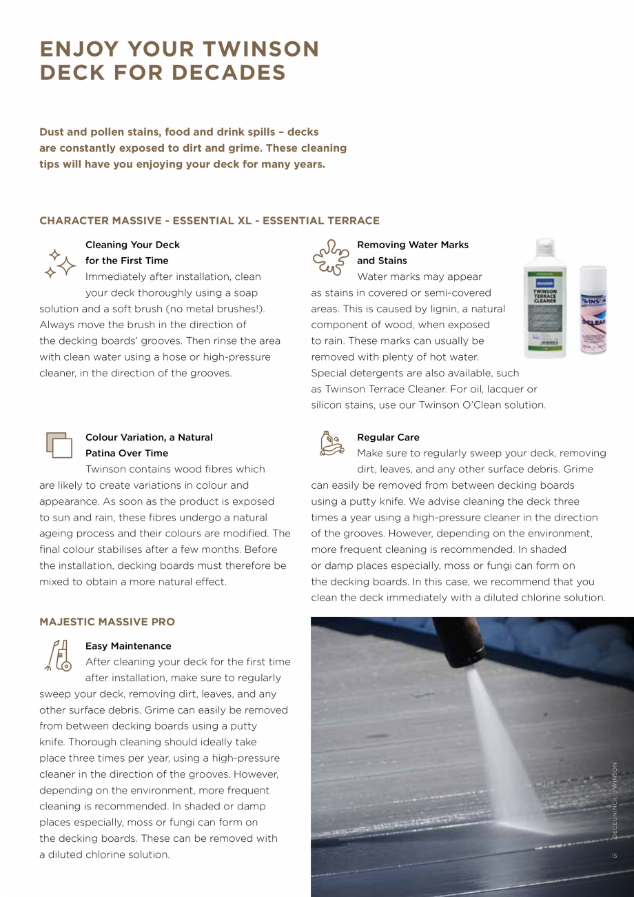 Pagina 15-Deck compozit din WPC pentru terasa si gradina DECEUNINCK MAJESTIC MASSIVE PRO, CHARACTER MASSIVE,...