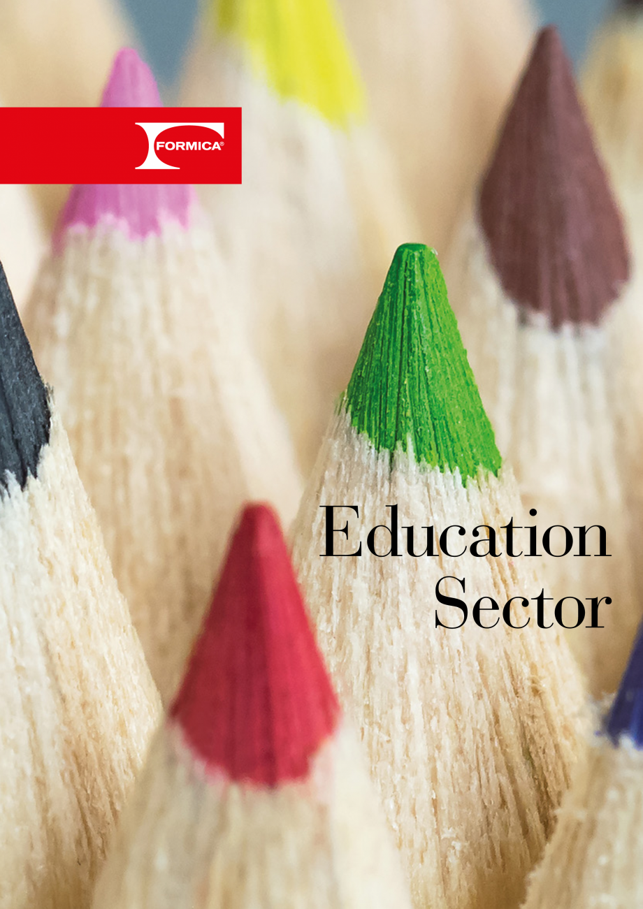 Pagina 1 - Utilizarea foliilor HPL în sectorul Educației FORMICA Catalog, brosura Engleza...
