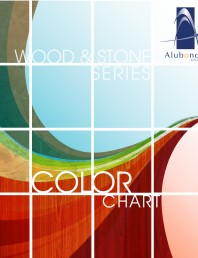 Paletar de culori pentru plăcile compozite -  wood and stone color chart