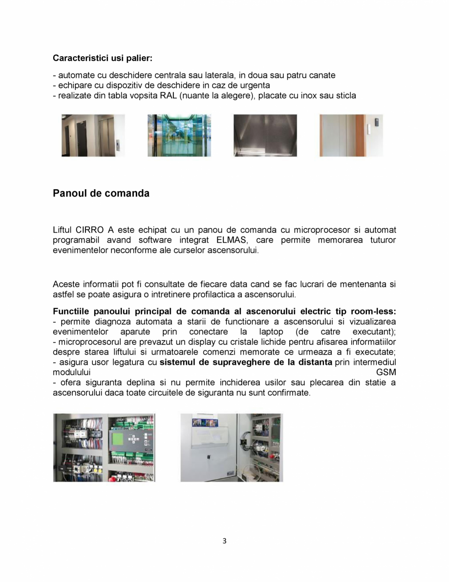 Pagina 3-Ascensor electric tip room-less ELMAS CIRRO "A" Fisa tehnica Romana e cu dispozitiv de...