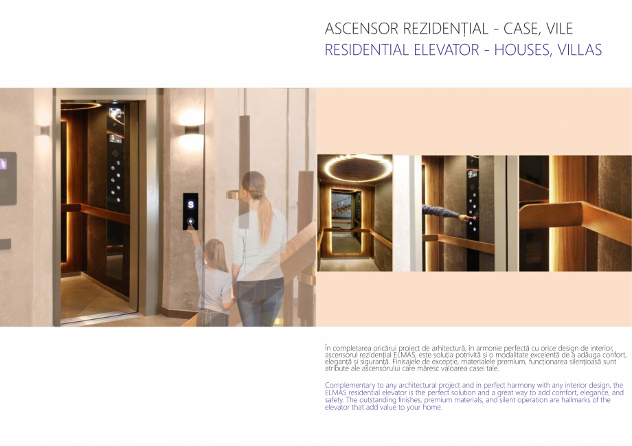 Pagina 3-Constructorii de ascensoare ELMAS Catalog, brosura Romana l speed is selected
- number of units (the...