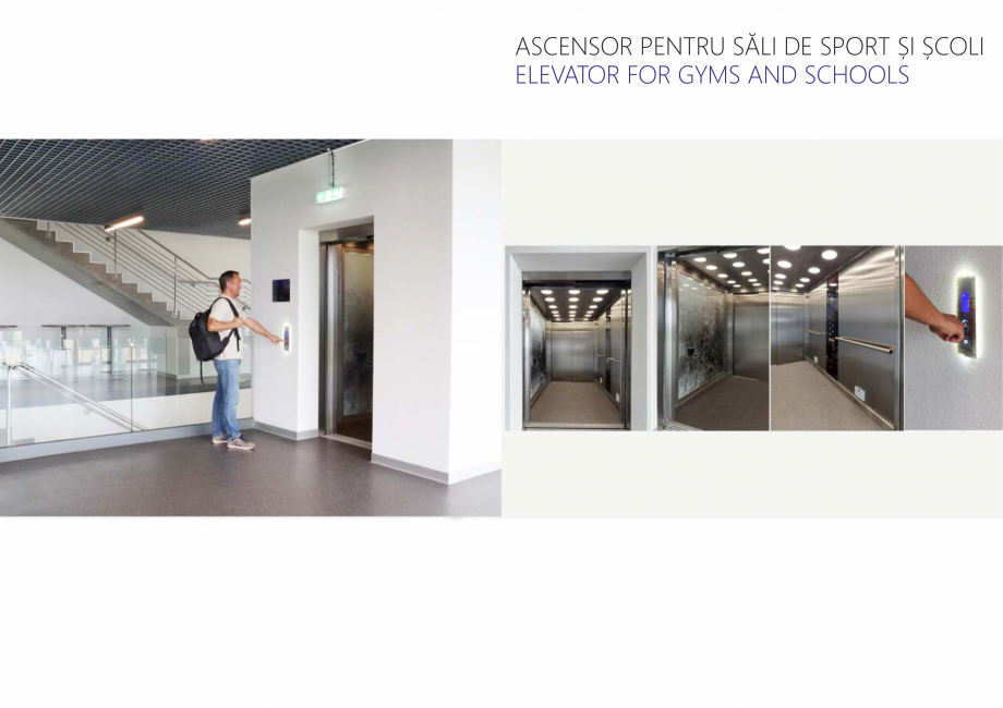 Pagina 10-Constructorii de ascensoare ELMAS Catalog, brosura Romana iuni foarte mari. Mega Elevator a fost...