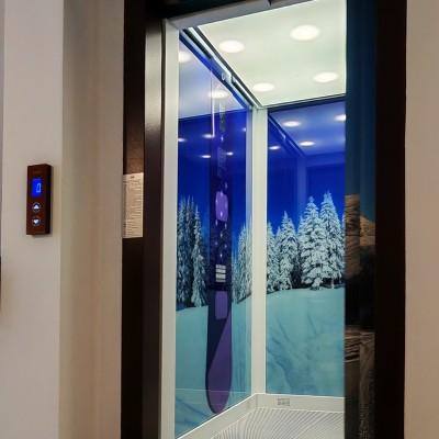 ELMAS Ascensor hidraulic pentru pensiune turistica - Ascensoare panoramice, electrice sau hidraulice ELMAS