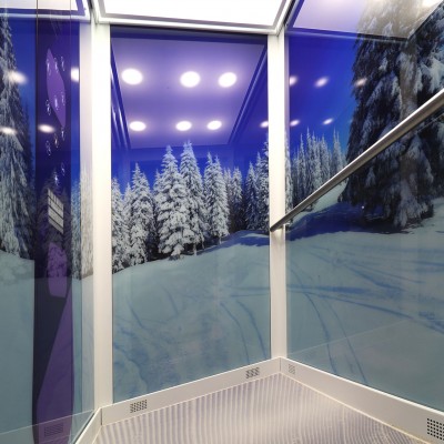 ELMAS Ascensor hidraulic pentru pensiune turistica - Ascensoare panoramice, electrice sau hidraulice ELMAS