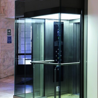 ELMAS Ascensor hidraulic  Elmas pentru cladiri de birouri - Ascensoare panoramice, electrice sau hidraulice ELMAS