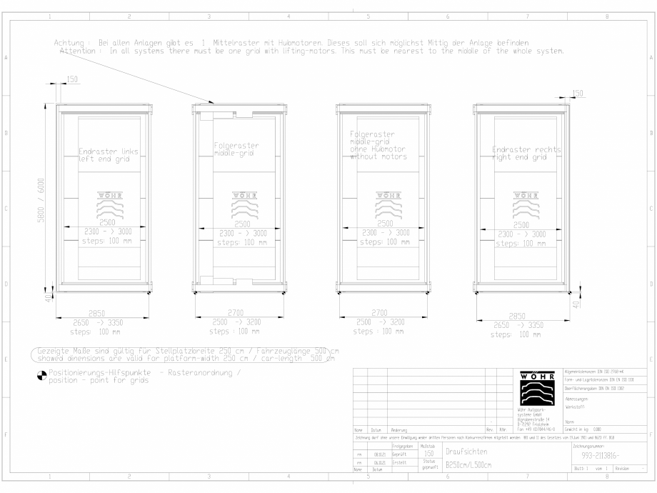 Pagina 1-CAD-DWG Sistem de parcare automat WÖHR Detaliu de produs COMBIPARKER 560 