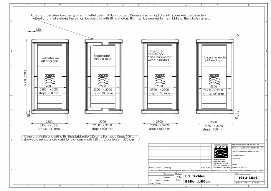 Pagina 1-CAD-PDF Sistem de parcare automat WÖHR Detaliu de produs COMBIPARKER 560 
