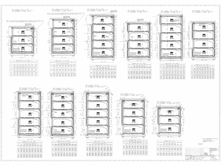 Pagina 1-CAD-DWG Sistem de parcare automat WÖHR Detaliu de produs COMBIPARKER 560 