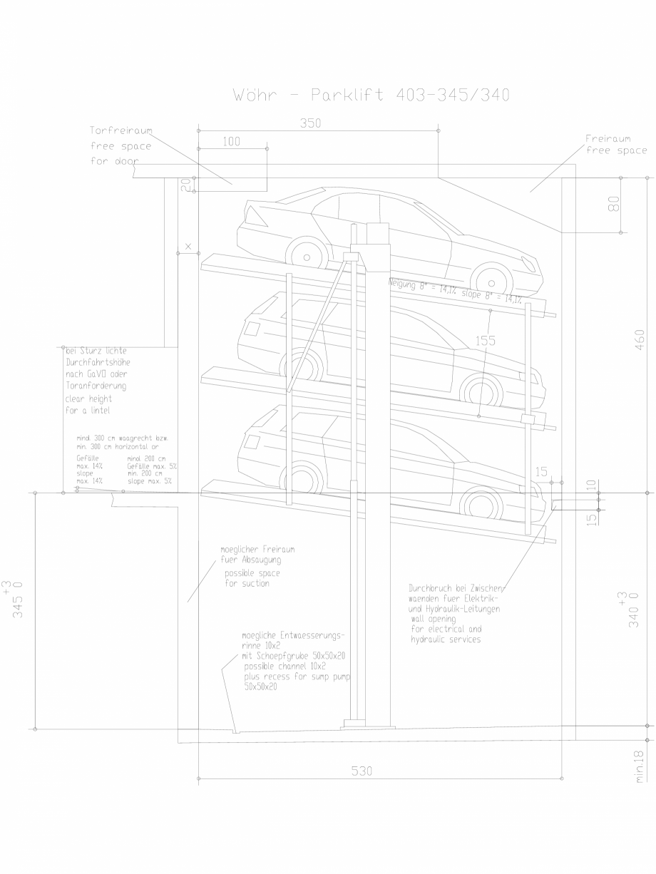 Pagina 1-CAD-DXF Parklift 403-345 WÖHR Proiect CAD 