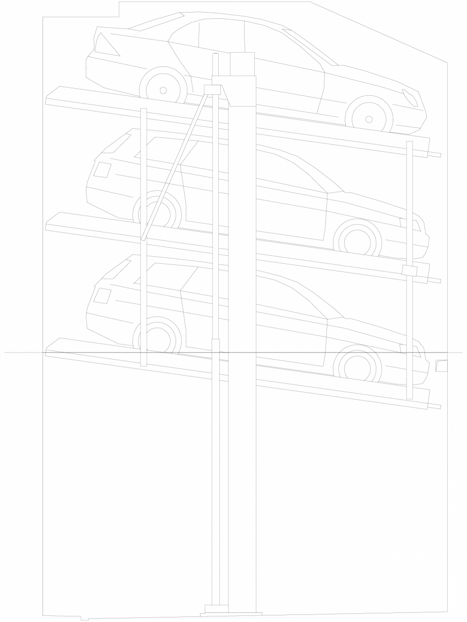 Pagina 1-CAD-DXF Parklift 403-345_PLANUNG WÖHR Proiect CAD 