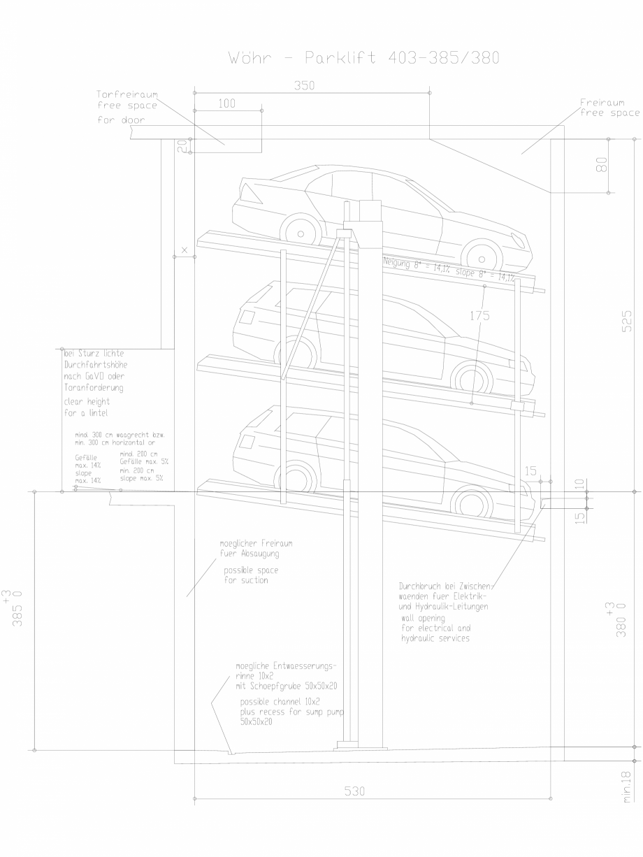 Pagina 1-CAD-DXF Parklift 403-385 WÖHR Proiect CAD 