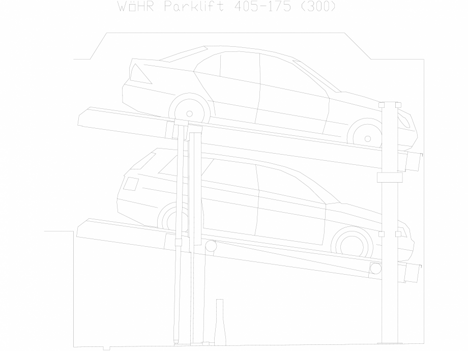 Pagina 1-CAD-DXF Parklift 405-175-300 WÖHR Detaliu de produs 