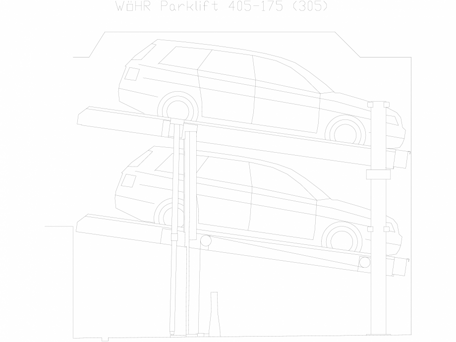 Pagina 1-CAD-DXF Parklift 405-175-305 WÖHR Detaliu de produs 