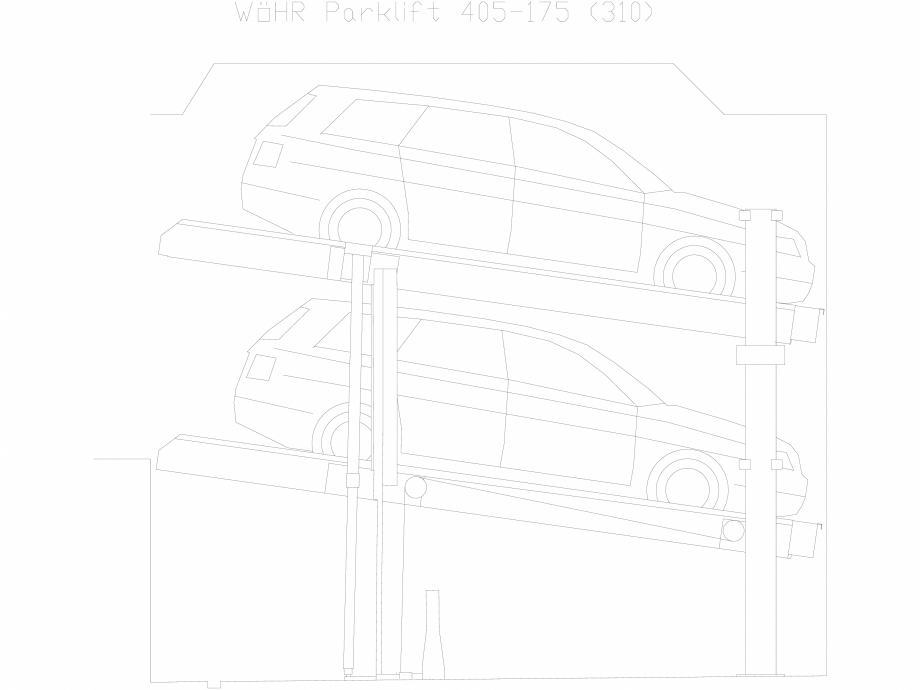 Pagina 1-CAD-DXF Parklift 405-175-310 WÖHR Detaliu de produs 