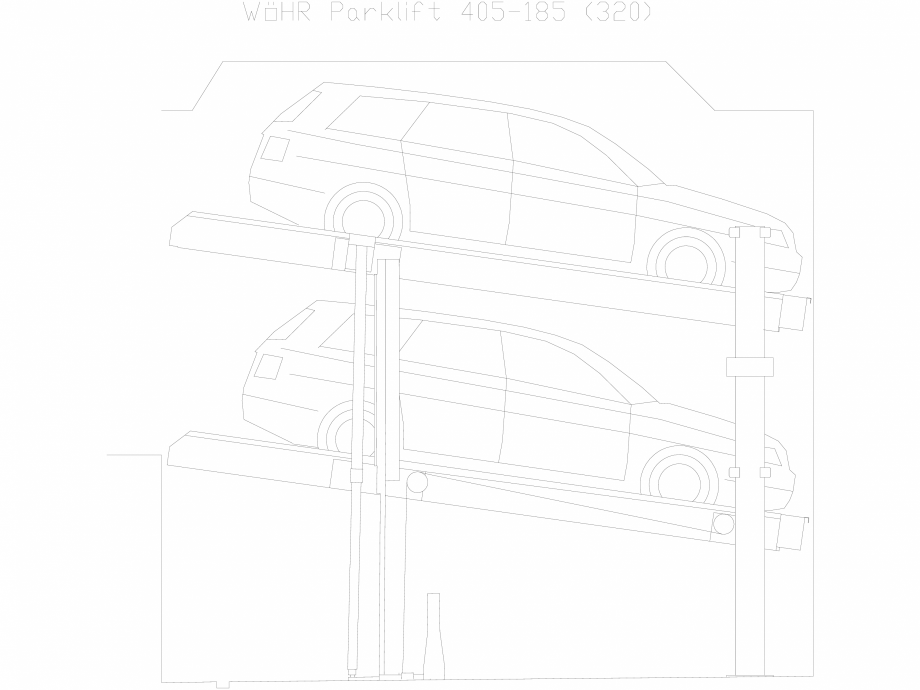 Pagina 1-CAD-DXF Parklift 405-185-320 WÖHR Detaliu de produs 