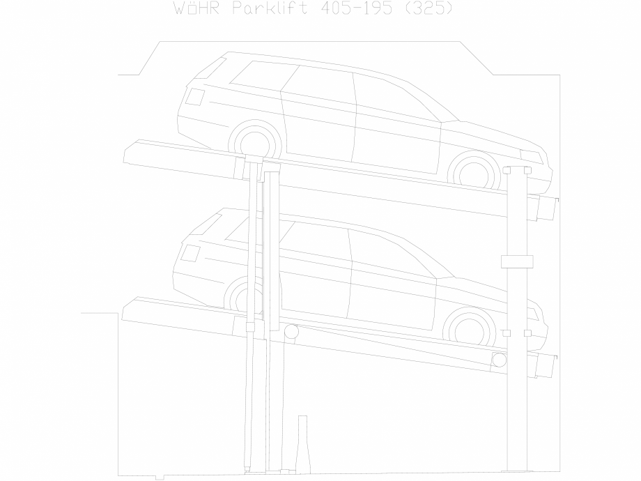 Pagina 1-CAD-DXF Parklift 405-195-325 WÖHR Detaliu de produs 
