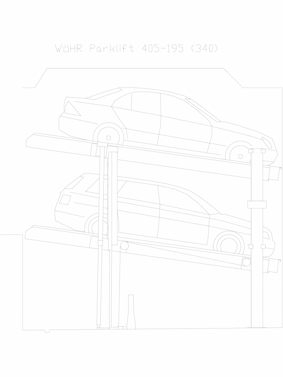 Pagina 1-CAD-DXF Parklift 405-195-340 WÖHR Detaliu de produs 