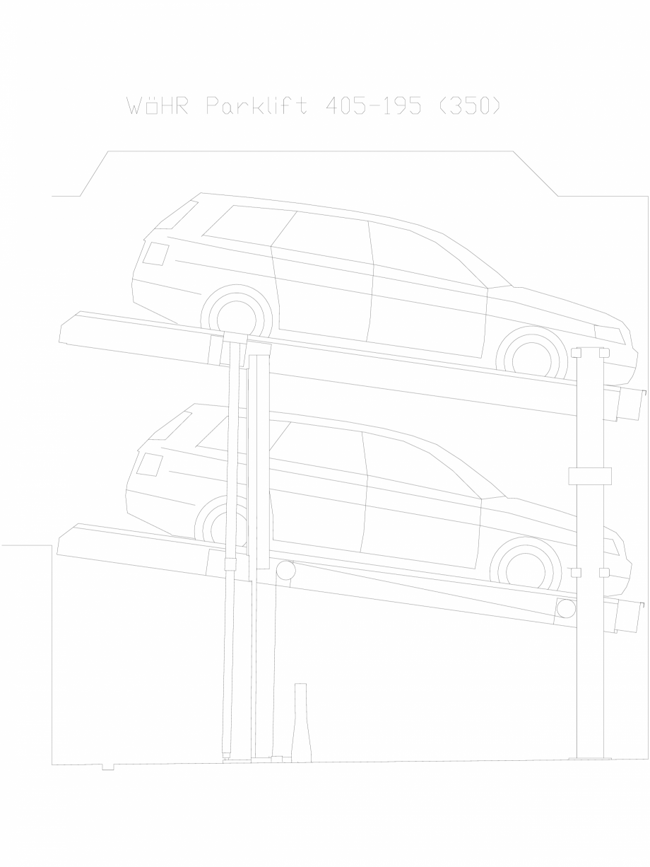 Pagina 1-CAD-DXF Parklift 405-195-350 WÖHR Detaliu de produs 