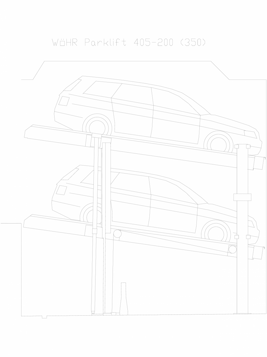 Pagina 1-CAD-DXF Parklift 405-200-350 WÖHR Detaliu de produs 