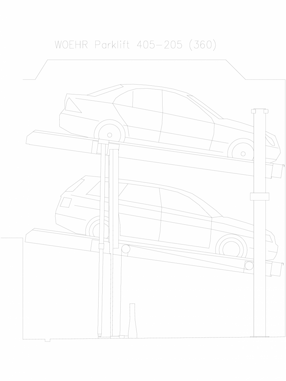 Pagina 1-CAD-DXF Parklift 405-205-360 WÖHR Detaliu de produs 
