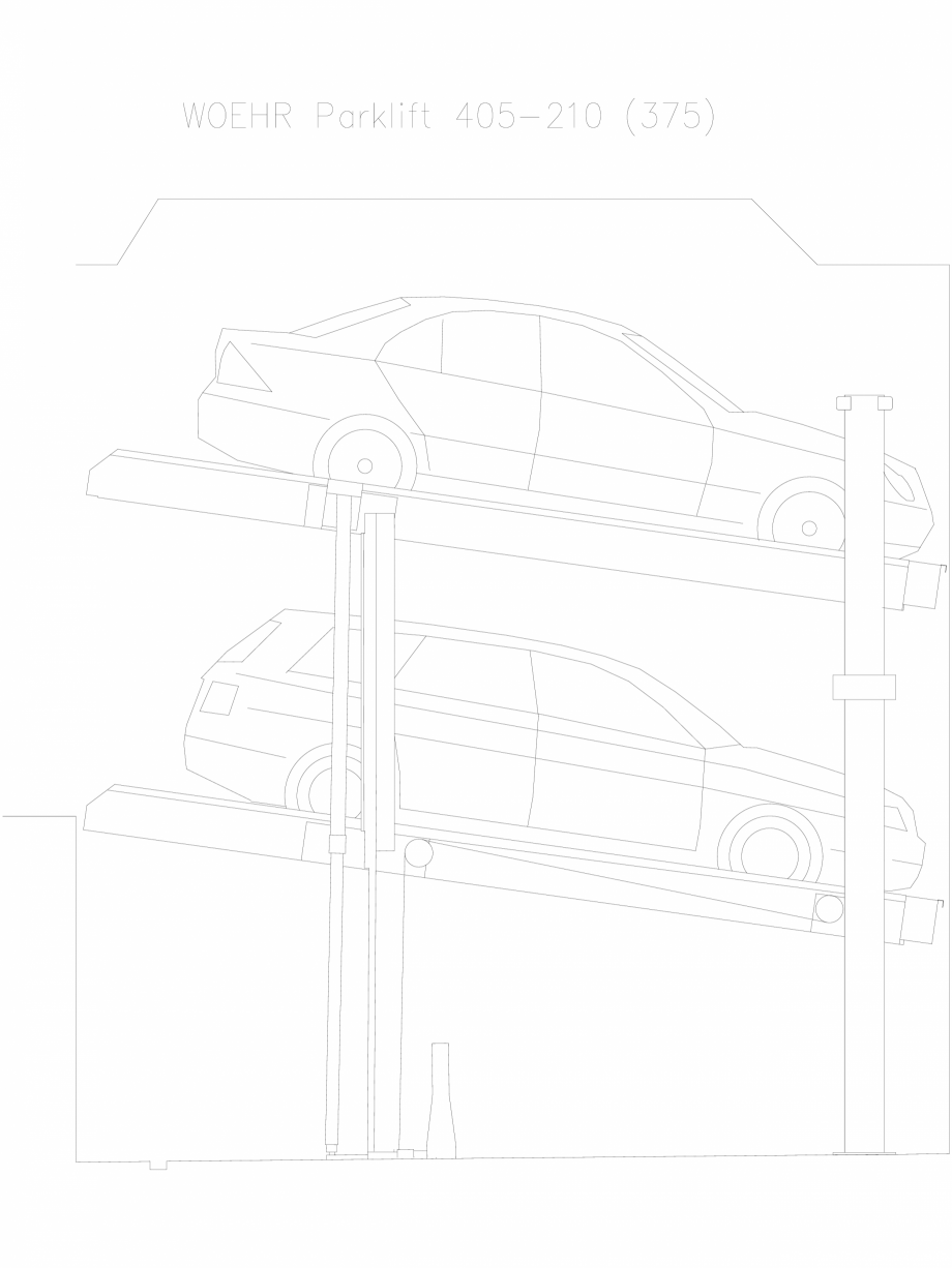 Pagina 1-CAD-DXF Parklift 405-210-375 WÖHR Detaliu de produs 