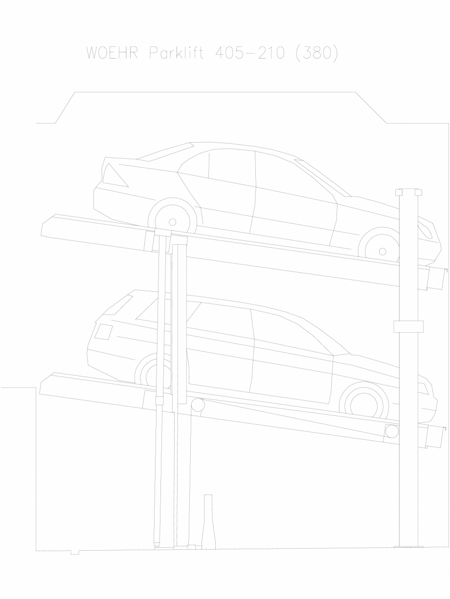 Pagina 1-CAD-DXF Parklift 405-210-380 WÖHR Detaliu de produs 
