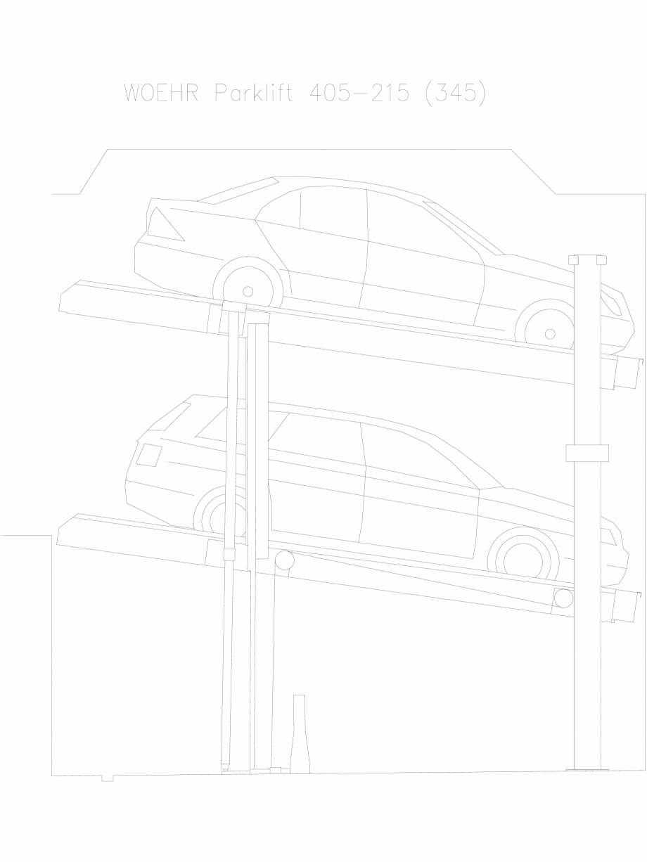 Pagina 1-CAD-DXF Parklift 405-215-345 WÖHR Detaliu de produs 