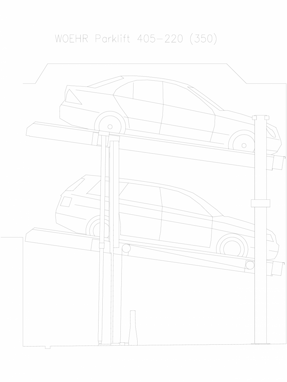 Pagina 1-CAD-DXF Parklift 405-220-350 WÖHR Detaliu de produs 