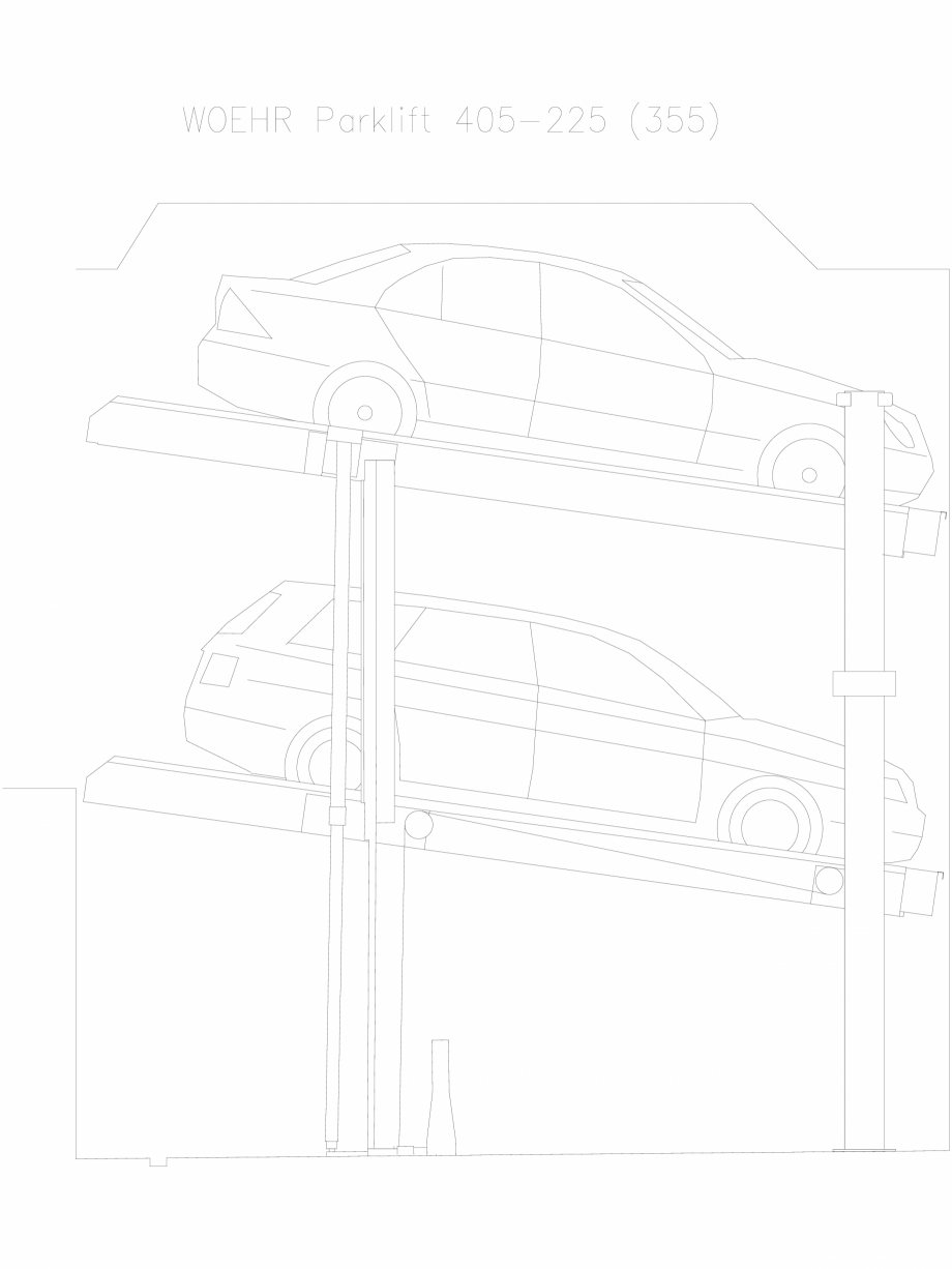 Pagina 1-CAD-DXF Parklift 405-225-355 WÖHR Detaliu de produs 