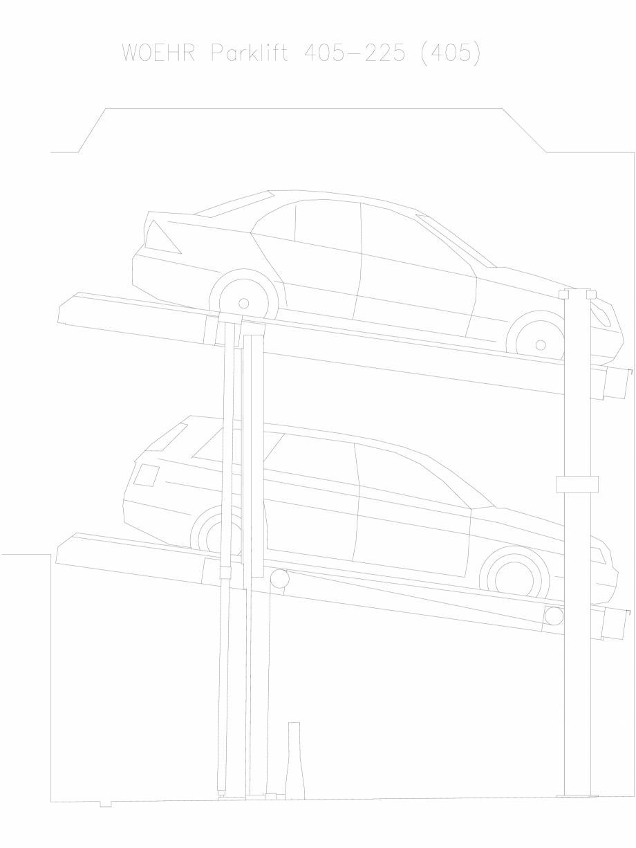 Pagina 1-CAD-DXF Parklift 405-225-405 WÖHR Detaliu de produs 