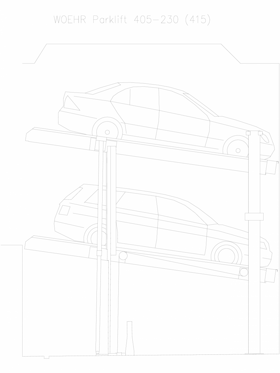 Pagina 1-CAD-DXF Parklift 405-230-415 WÖHR Detaliu de produs 