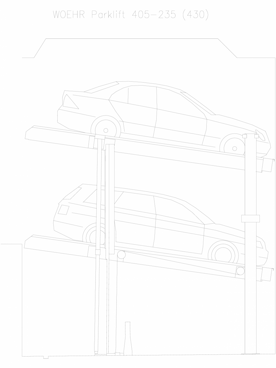 Pagina 1-CAD-DXF Parklift 405-235-430 WÖHR Detaliu de produs 