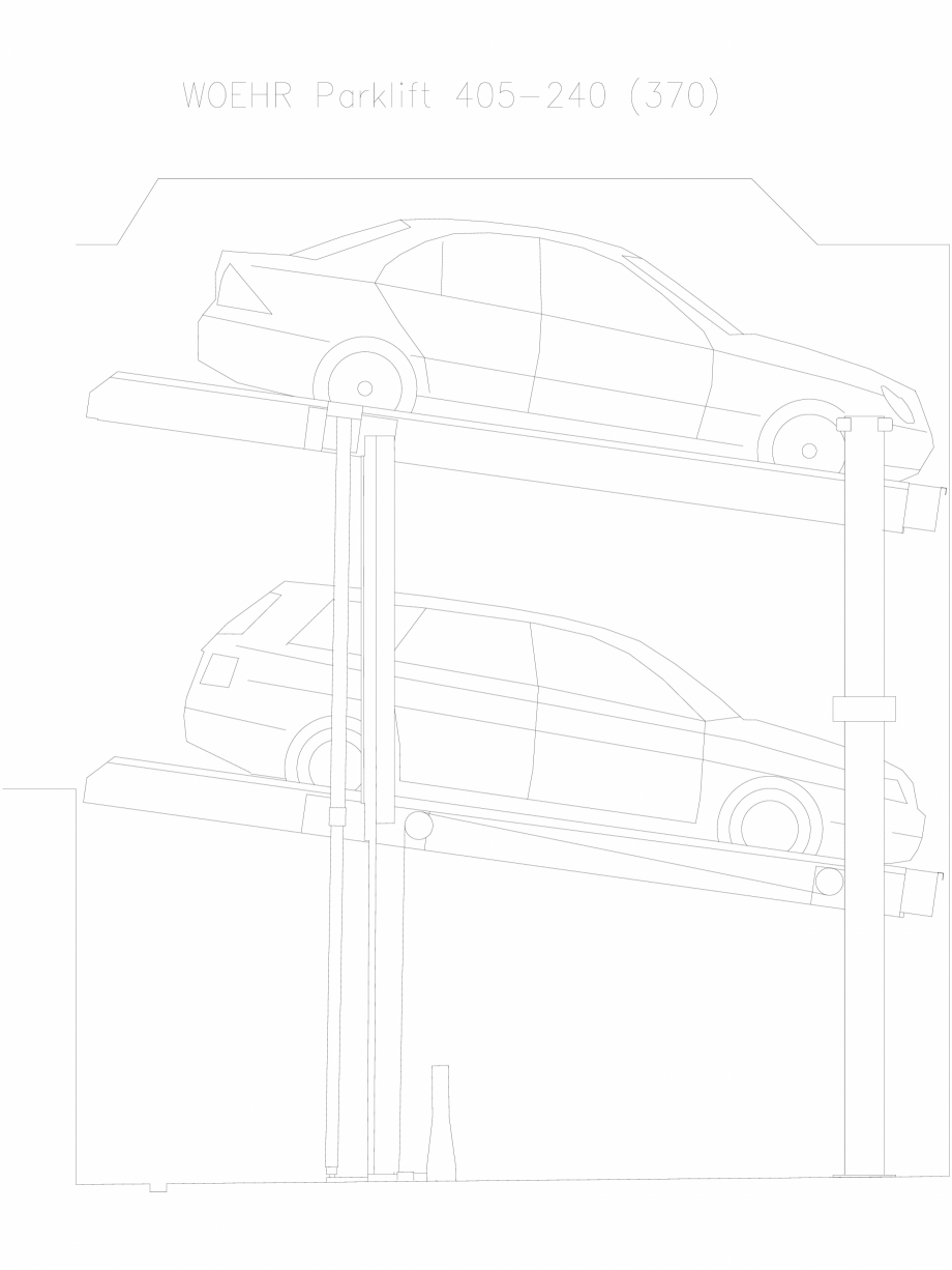 Pagina 1-CAD-DXF Parklift 405-240-370 WÖHR Detaliu de produs 