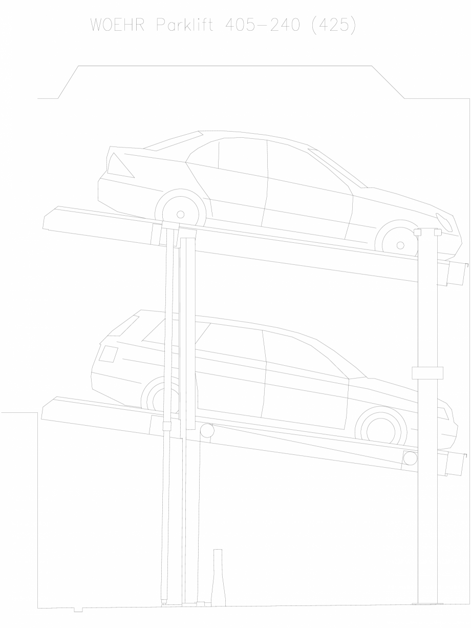 Pagina 1-CAD-DXF Parklift 405-240-425 WÖHR Detaliu de produs 