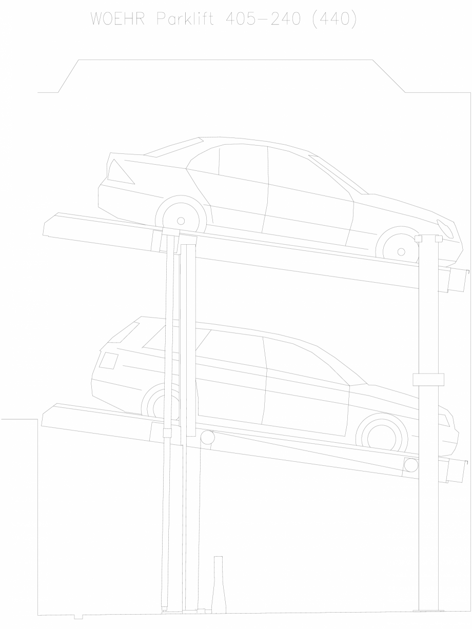 Pagina 1-CAD-DXF Parklift 405-240-440 WÖHR Detaliu de produs 